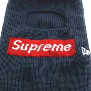 supreme バラクラバ　ネイビー シュプリーム SUPREME × NEW ERA ニューエラ 21AW Box Logo