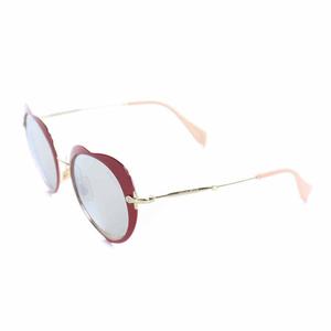 miu miu ハート型サングラス レッド ミュウミュウ miumiu サングラス 眼鏡 ハートフレーム 52□20 140 赤