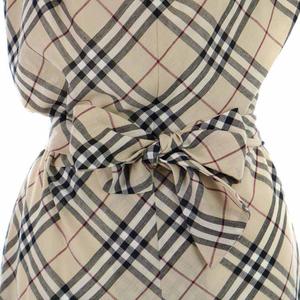 ワンピース　BURBERRY　フレアー　フレンチ　リボン ワンピースBURBERRYフレアーフレンチリボン