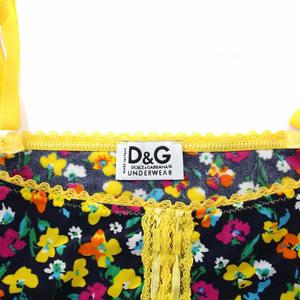 ●良品●　ドルチェ&ガッバーナ　D&G　キャミソール　花柄　レース　マルチカラー ディー&ジー ドルガバ ドルチェ&ガッバーナ D&G UNDERWEAR 花柄