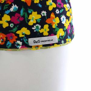 ●良品●　ドルチェ&ガッバーナ　D&G　キャミソール　花柄　レース　マルチカラー ディー&ジー ドルガバ ドルチェ&ガッバーナ D&G UNDERWEAR 花柄
