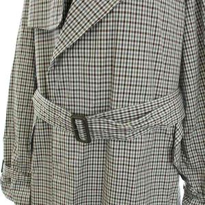 オーラリー AURALEE FINX WEATHER CLOTH CHECK BIG TRENCH COAT