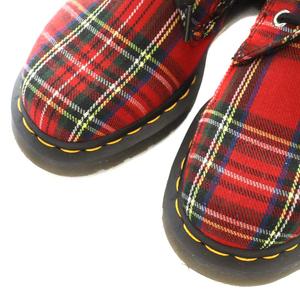 タータンチェック ドクターマーチン 柄 Dr Martens 8ホール タータン