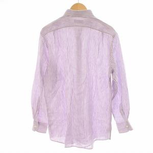 ラルフローレン リネン100%シャツ 麻 パープル 大きいサイズ 紫 ラベンダー ラルフローレン パープルレーベル RALPH LAUREN PURPLE LABEL シャツ