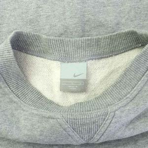 ナイキ NIKE スウェット トレーナー 長袖 クルーネック ロゴ刺繍 L