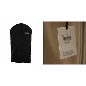 未使用品 コーチ COACH WOOL CAPE ジップウールコート ポンチョ