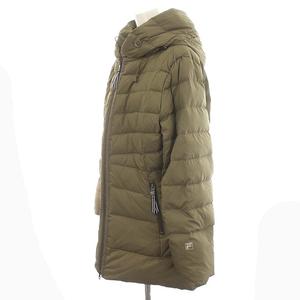 フィラ FILA GOLF ダウンコート ロング コート フード 3L カーキ /☆G 