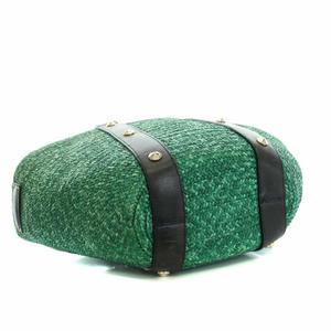 か12★ EMPORIO ARMANI かごバッグ カゴバッグ グリーン ビッグ か12☆ EMPORIO ARMANI かごバッグ カゴバッグ グリーン ビッグ