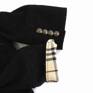 【大人気】BURBERRY ウール コート チェック メタルボタン マリンコート バーバリーブラックレーベル BURBERRY BLACK LABEL マリンコート