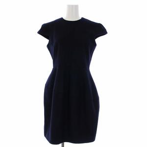 YOKO CHAN キャップスリーブワンピドレスホワイト