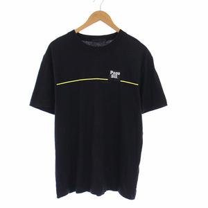 alexanderwang 黒 Tシャツ プリント付き 半袖