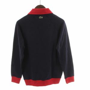 ラコステ LACOSTE スウェット トレーナー ロゴ XS 紺 ネイビー