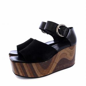 セリーヌ CELINE フィービー期 ストラップサンダル 厚底 ウッドソール  