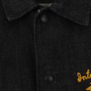 ステューシー STUSSY デニムコーチジャケット ロゴ 刺繍