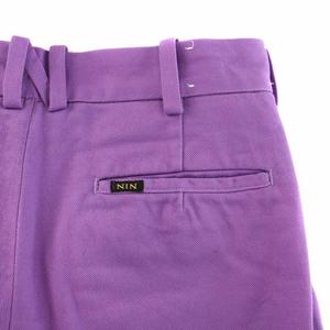 パンツ NICENESS SHORTER PURPLE ナイスネス NICENESS ショーター SHORTER カラードスラックス