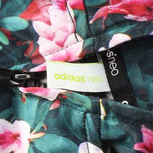 アディダスネオ adidas neo 花柄フローラルジャージジャケット