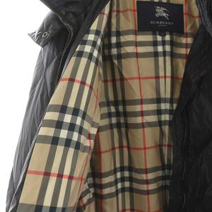 BURBERRY LONDON フォックス ダウンコート メガチェック 44 美品✨BURBERRYLONDON ダウンコート ベージュ メガチェック 44