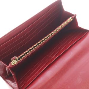 スマイソン SMYTHSON 長財布 二つ折り クロコ型押しレザー 赤