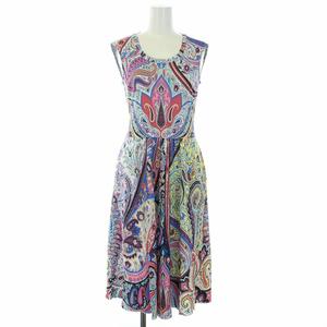 ETRO ペイズリー　花柄　ノースリーブ　ワンピース ETRO ペイズリー 花柄 ノースリーブ ワンピース
