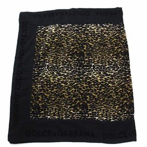 ドルチェアンドガッバーナ DOLCE&GABBANA 大判 ビーチタオル 黒