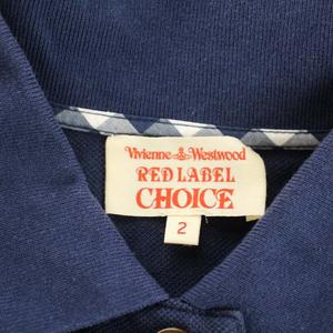 Vivienne Westwood RED LABEL / CHOICE/オーブ刺繍/ポロシャツワンピース/2/コットン/BLK/17-12-501009 ヴィヴィアンウエストウッドレッドレーベル Vivienne Westwood RED