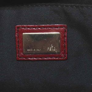 フェンディ FENDI シェフバッグ ハンドバッグ レザー ボルドー 8BR445  
