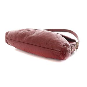 フェンディ FENDI シェフバッグ ハンドバッグ レザー ボルドー 8BR445  