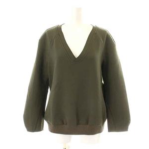 ジルサンダー JIL SANDER NAVY スウェット トレーナー Vネック 長袖 