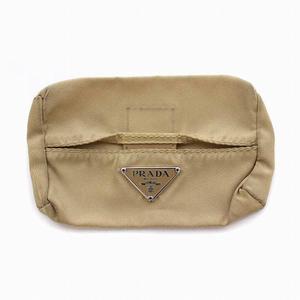 プラダ PRADA ティッシュケース ティッシュカバー 三角プレート