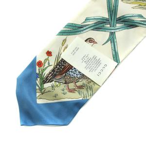 ■美品■グッチ■スカーフ■シルク■ブルー系■J0411 フローラ プリント シルクツイル スカーフ ・ダークブルー