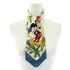 グッチ GUCCI ディズニー Disney スカーフ ミッキーマウス 総柄 絹