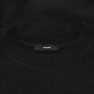 DIESEL ブラック トレーナー DIESEL ブラック スウェット トレーナー