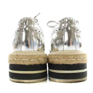 プラダ PRADA スニーカー シューズ ウイングチップ メダリオン
