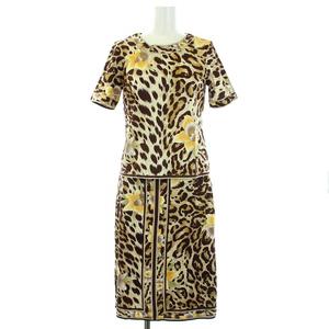 レオナール LEONARD セットアップ 上下 レオパード ヒョウ柄 Tシャツ  