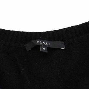 グッチ GUCCI ニット セーター Vネック カシミヤ レース切替
