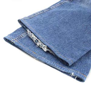 クロエ CHLOE デニムパンツ ジーンズ ジップフライ USED加工 38 L 青 