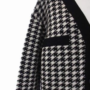 ドゥーズィエムクラス DEUXIEME CLASSE 21AW ジャガードカーディガン ニット 長袖 Vネック 千鳥格子 白 黒 ホワイト ブラック 210805007050 楽天市場】【中古】ドゥーズィエムクラス DEUXIEME CLASSE 21AW