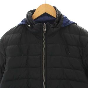 COACH / リバーシブル/ダウンジャケット/L/ナイロン/NVY/無地/F25004// コーチ COACH ダウンジャケット リバーシブル フード ナイロン 黒