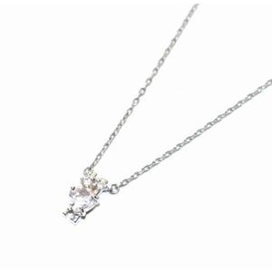 スタージュエリー STAR JEWELRY ネックレス ハート ストーン