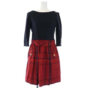 バーバリーブルーレーベル BURBERRY BLUE LABEL ワンピース ひざ丈  