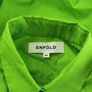 エンフォルド ENFOLD 23AW COブロード Cube SH/シャツ 五分袖 ショート 