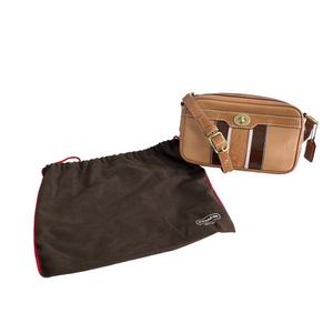 美品✨　コーチ　coach ショルダーバッグ　レザー　ターンロック　ブラウン　茶 コーチ COACH シグネチャー ターンロック レザー ショルダー