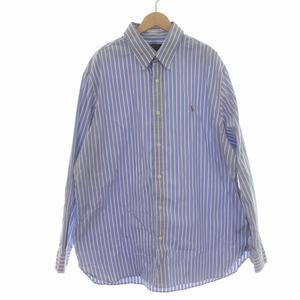 ラルフローレン 長袖シャツ ボタンダウン チェック ポニーロゴ コットン ブルー 楽天市場】ラルフローレン チェック 長袖 ボタンダウン シャツ