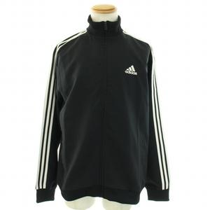 adidas　ベーシックトラックスーツ２着セット　黒色　黒紺　3XO アディダス ベーシック スリーストライプス トリコット トラック