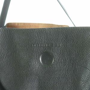ストラネス STRENESSE トートバッグ ショルダーバッグ 2WAY レザー 緑 