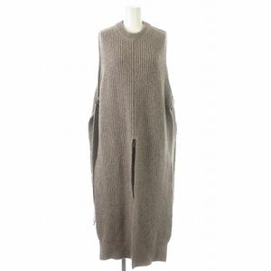 ハイク HYKE 20AW RIBBED KNIT OP ニットワンピース ロング  
