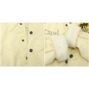ディーゼル DIESEL ブルゾン ジャケット 刺繍 ナイロン スナップボタン 
