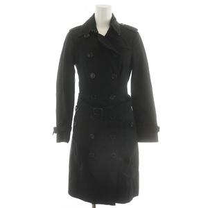 BURBERRY トレンチコート ブラック THE SANDRINGHAM バーバリー BURBERRY THE SANDRINGHAM トレンチコート ロング丈 ダブル