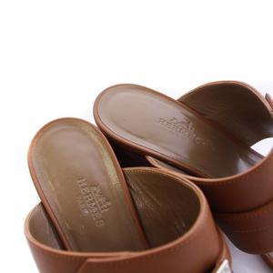 エルメス HERMES Kelly ケリー サンダル ミュール チャンキーヒール