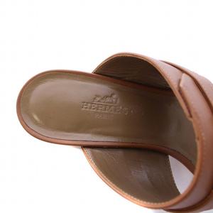 エルメス HERMES Kelly ケリー サンダル ミュール チャンキーヒール